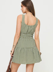 Poirier Mini Dress Green