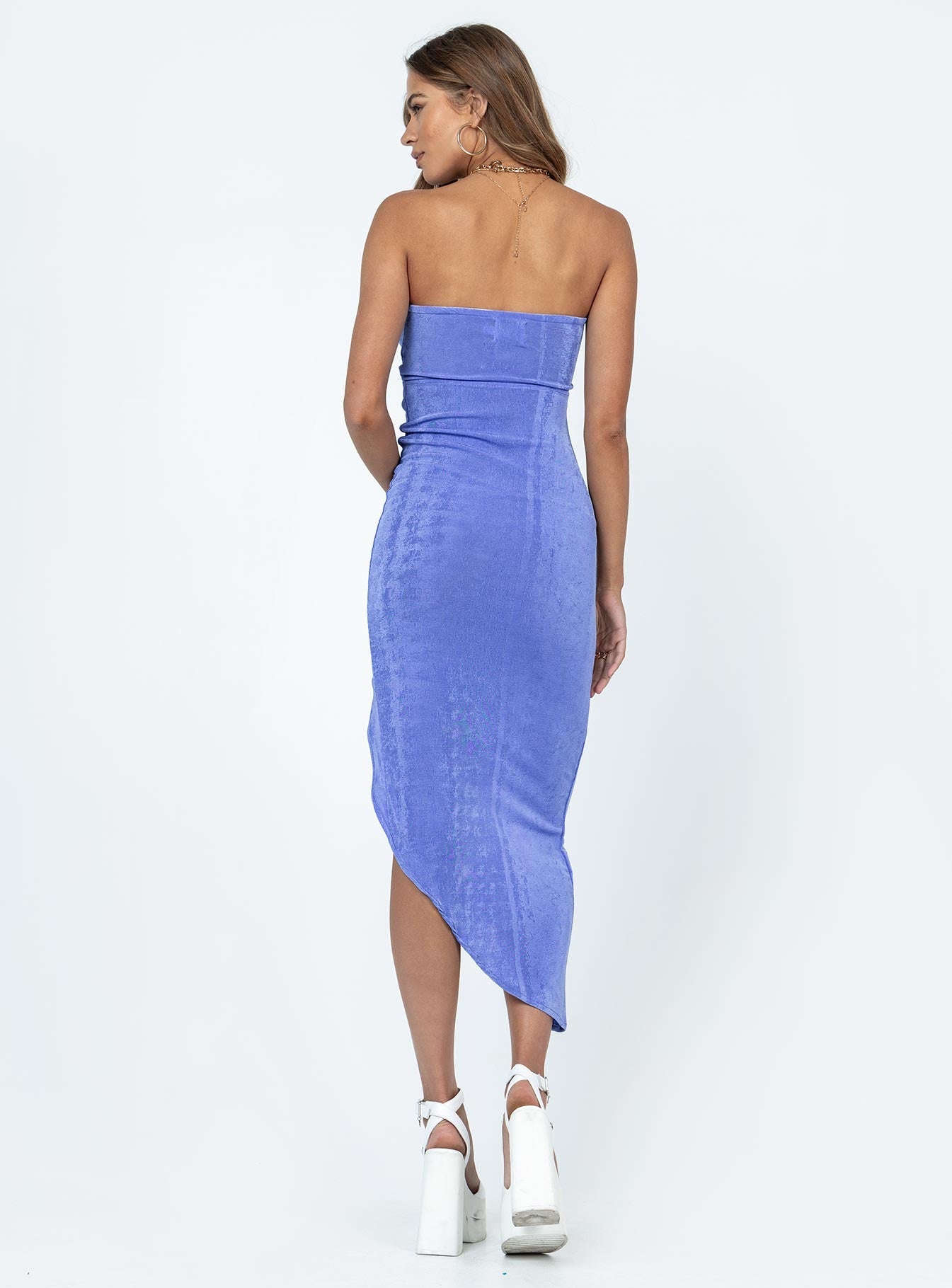 Zeta Midi Dress Blue