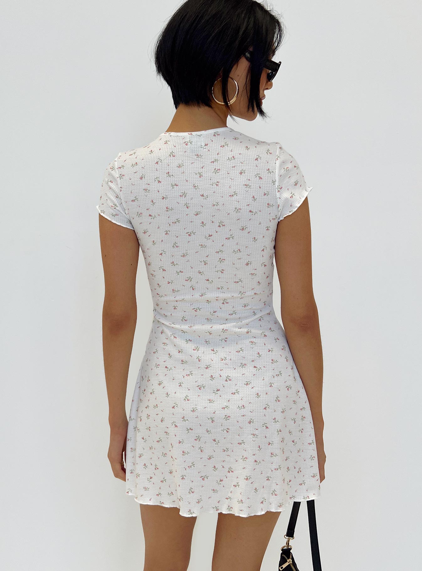 Patton Mini Dress White Floral