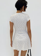 Patton Mini Dress White Floral