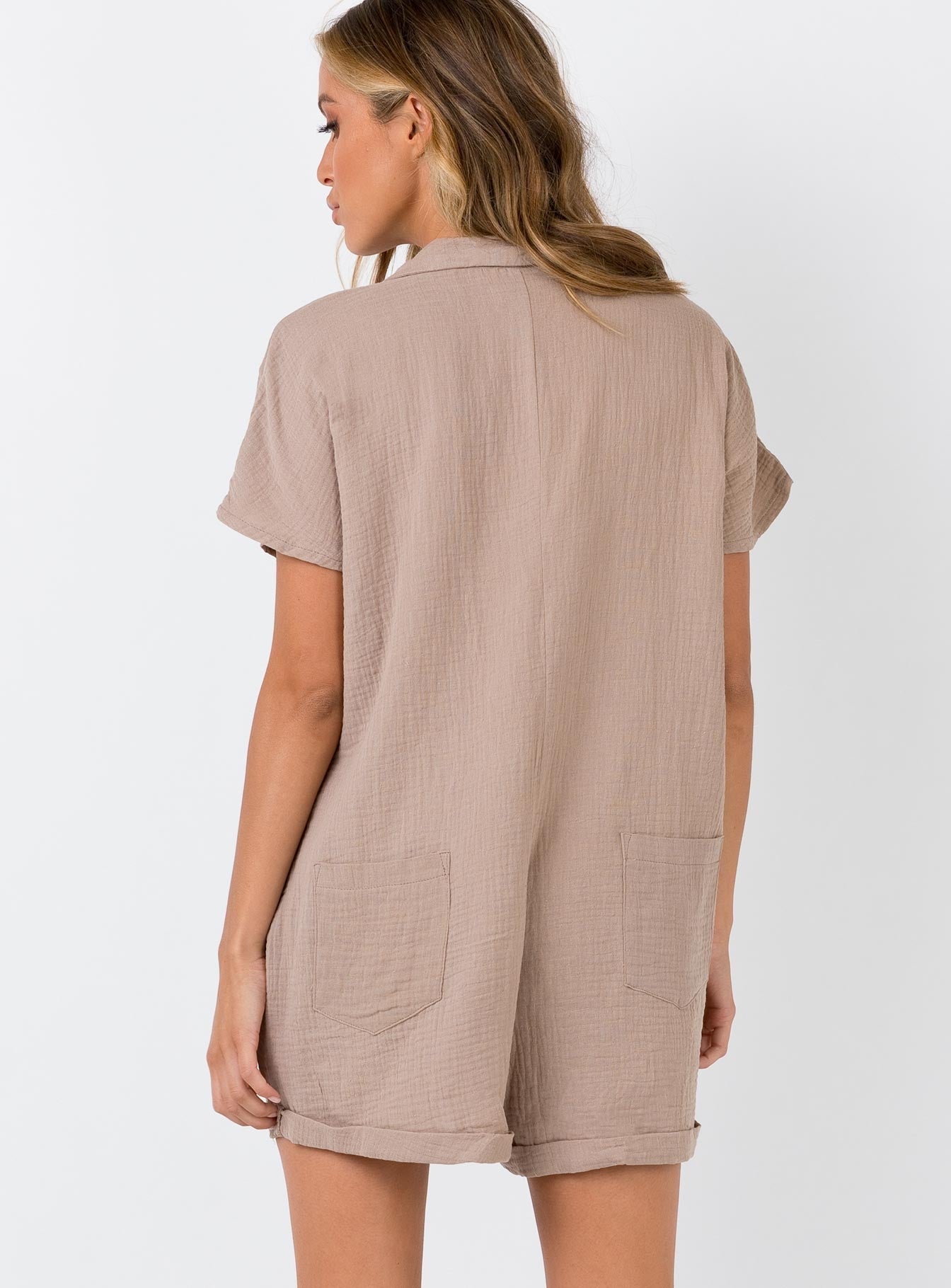 Vixen Playsuit Taupe