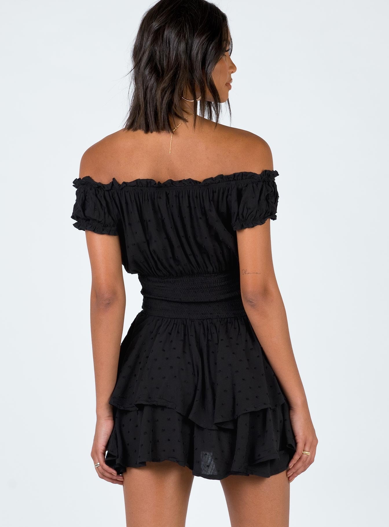 The Love Galore Playsuit Black