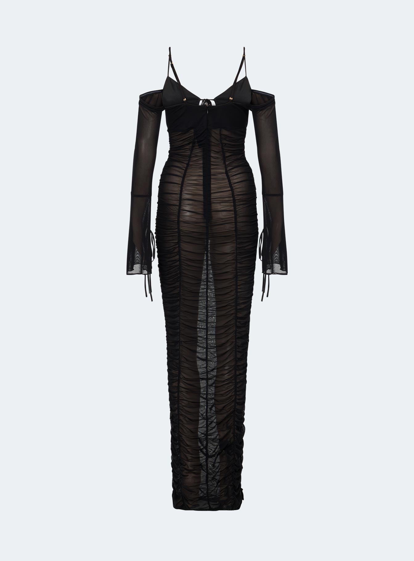 JGR & STN Bellatrix Maxi Dress Black