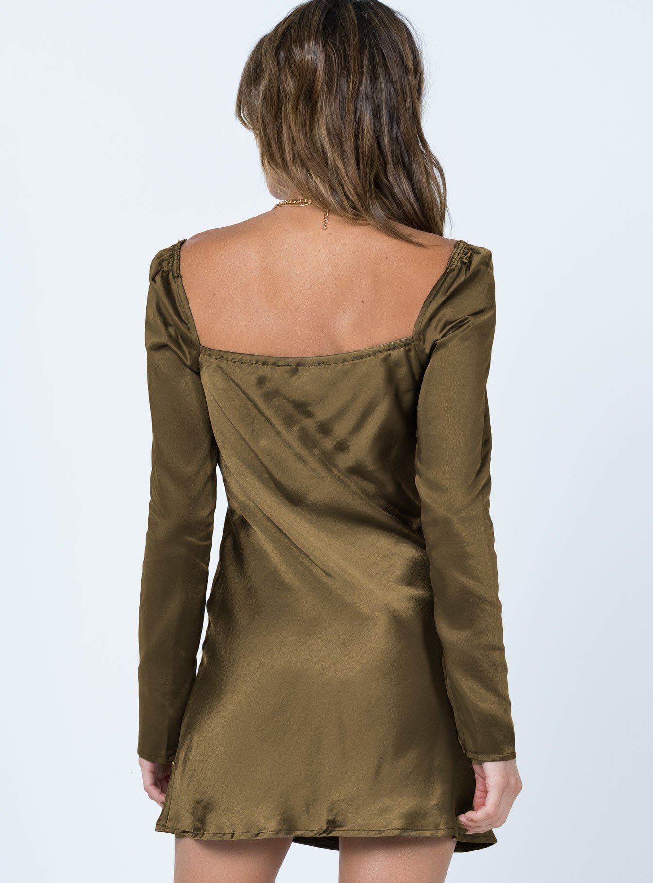 Star Power Mini Dress Khaki