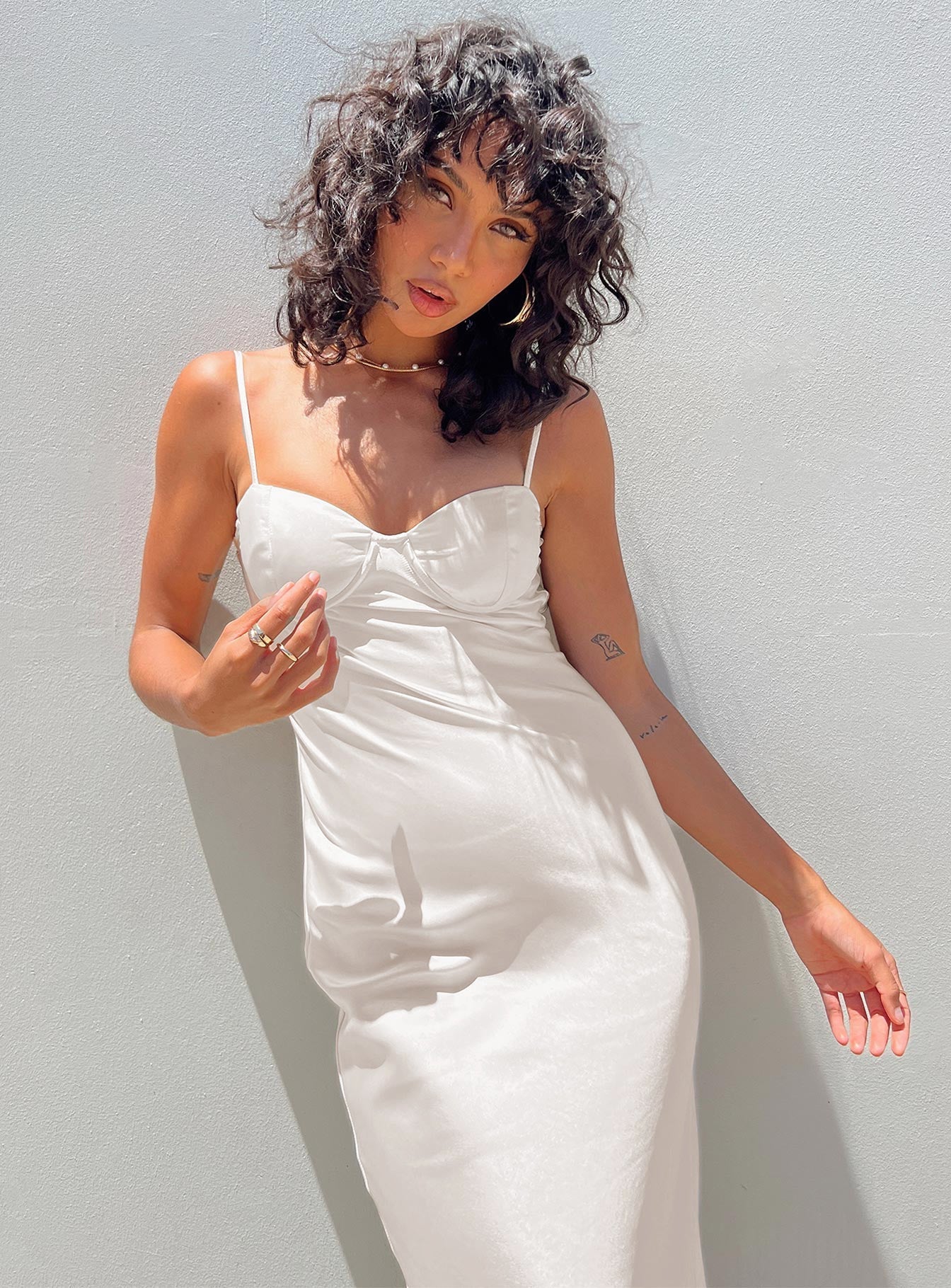 Creewood Maxi Dress Champagne