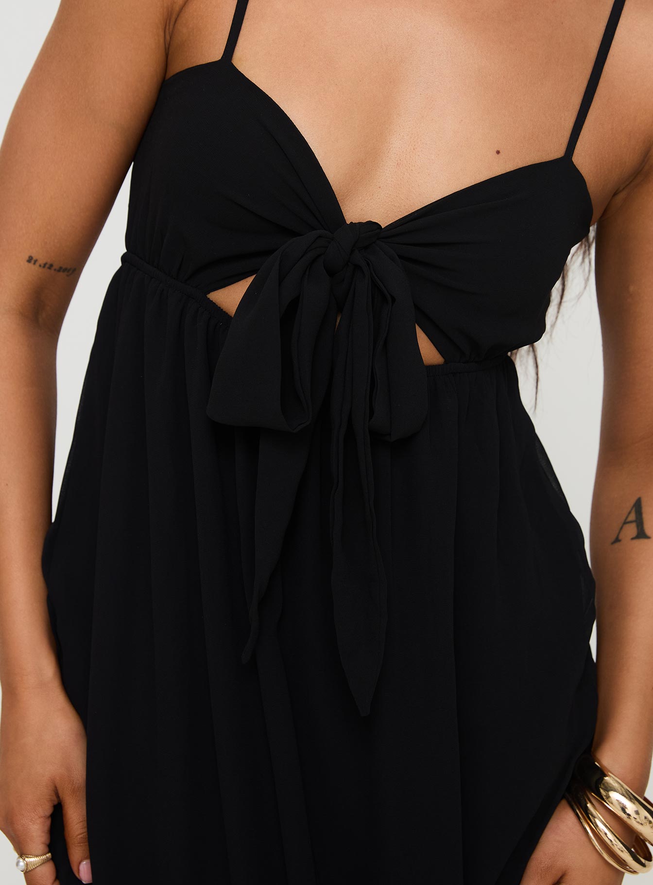 Granno Maxi Dress Black