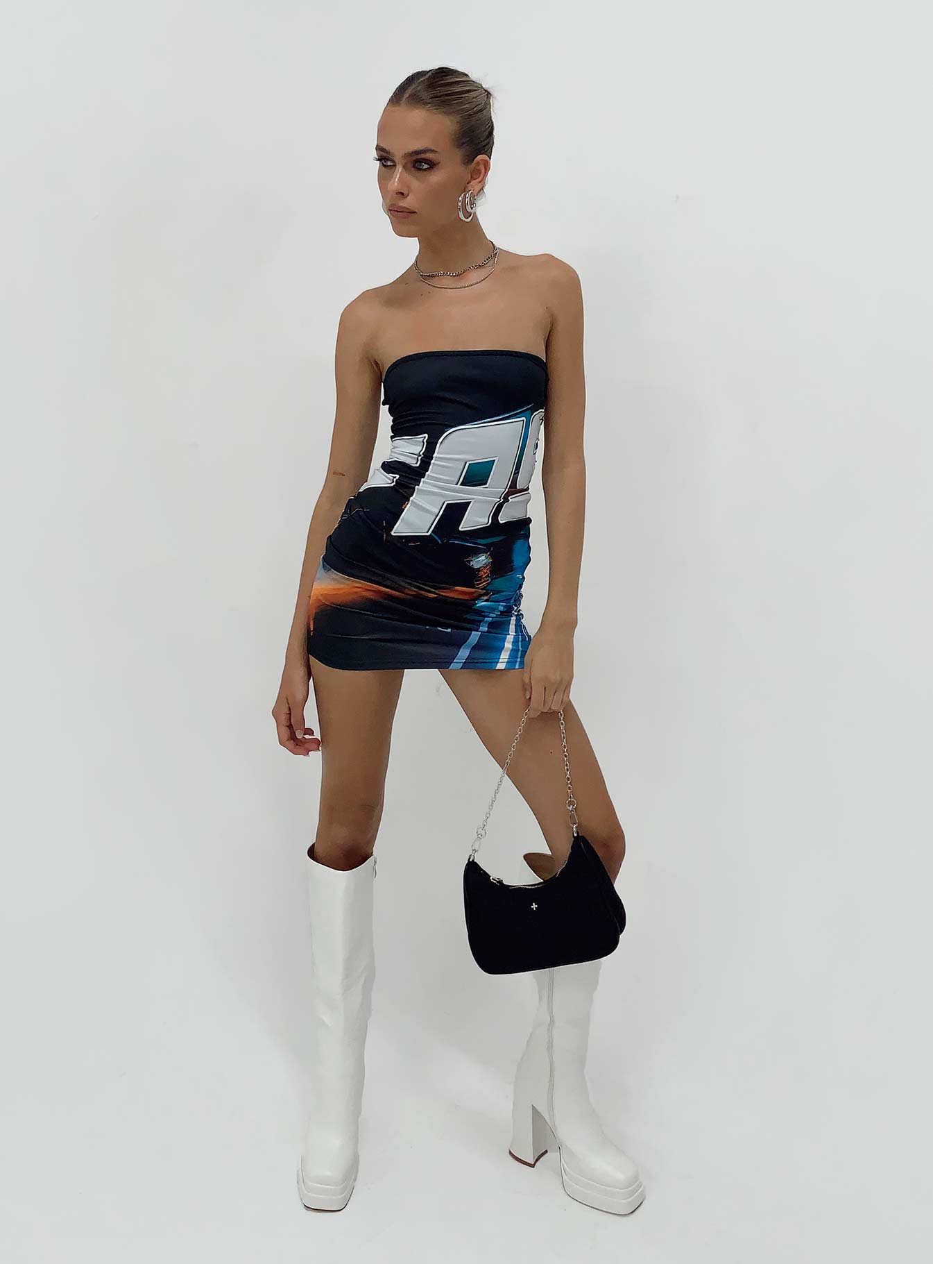Speedway Mini Dress Multi