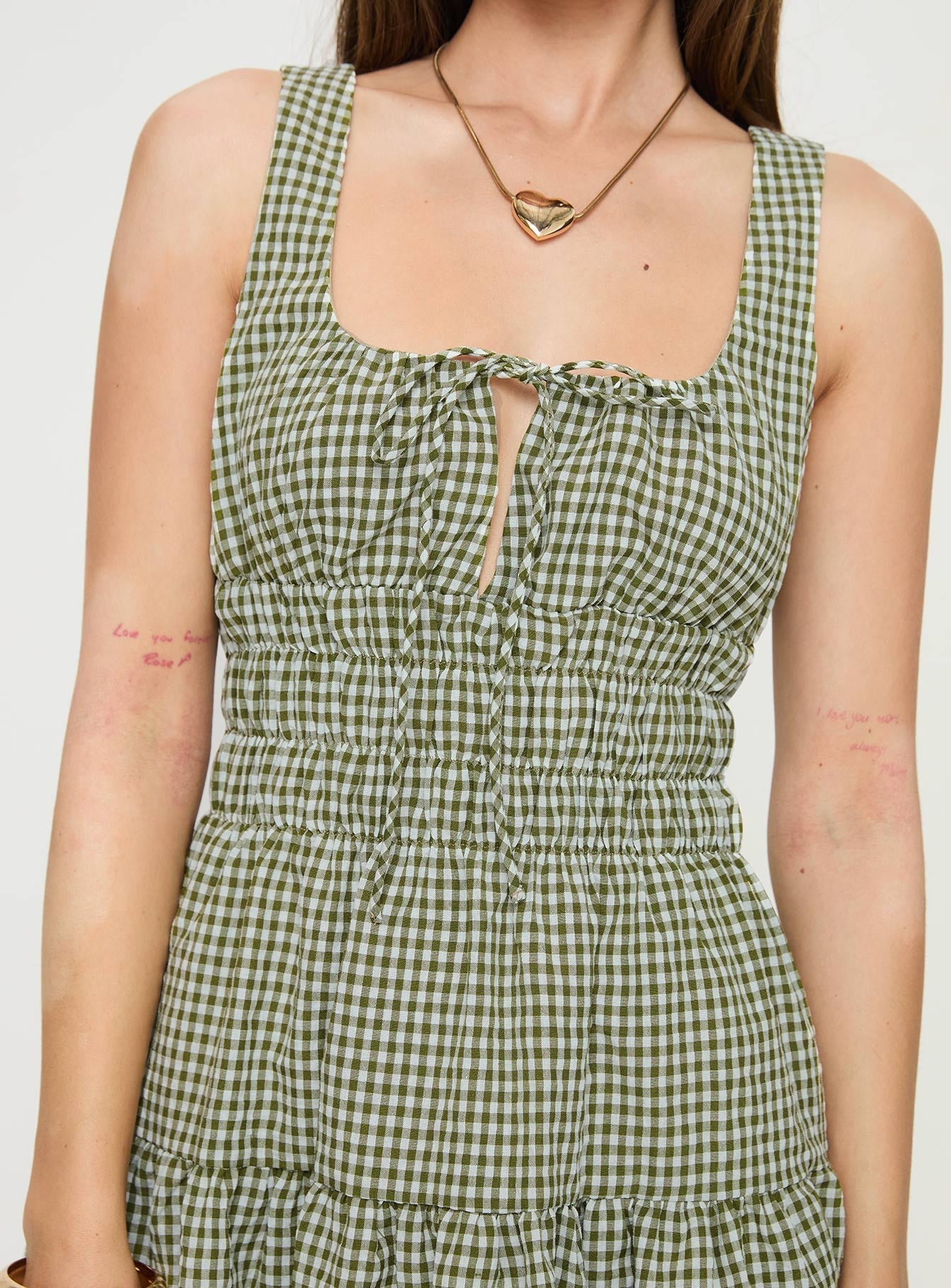 Poirier Mini Dress Green