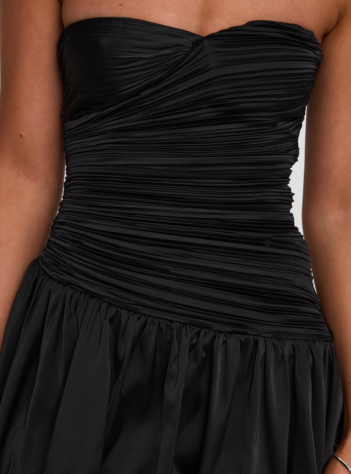 Elmstead Strapless Playsuit Black