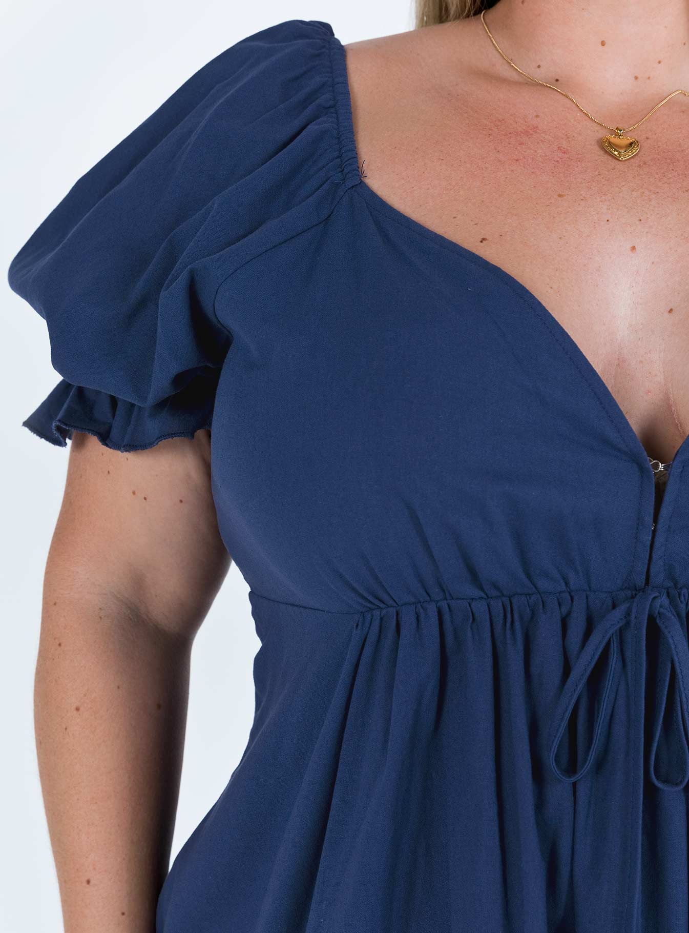 Blissful Mini Dress Navy Curve