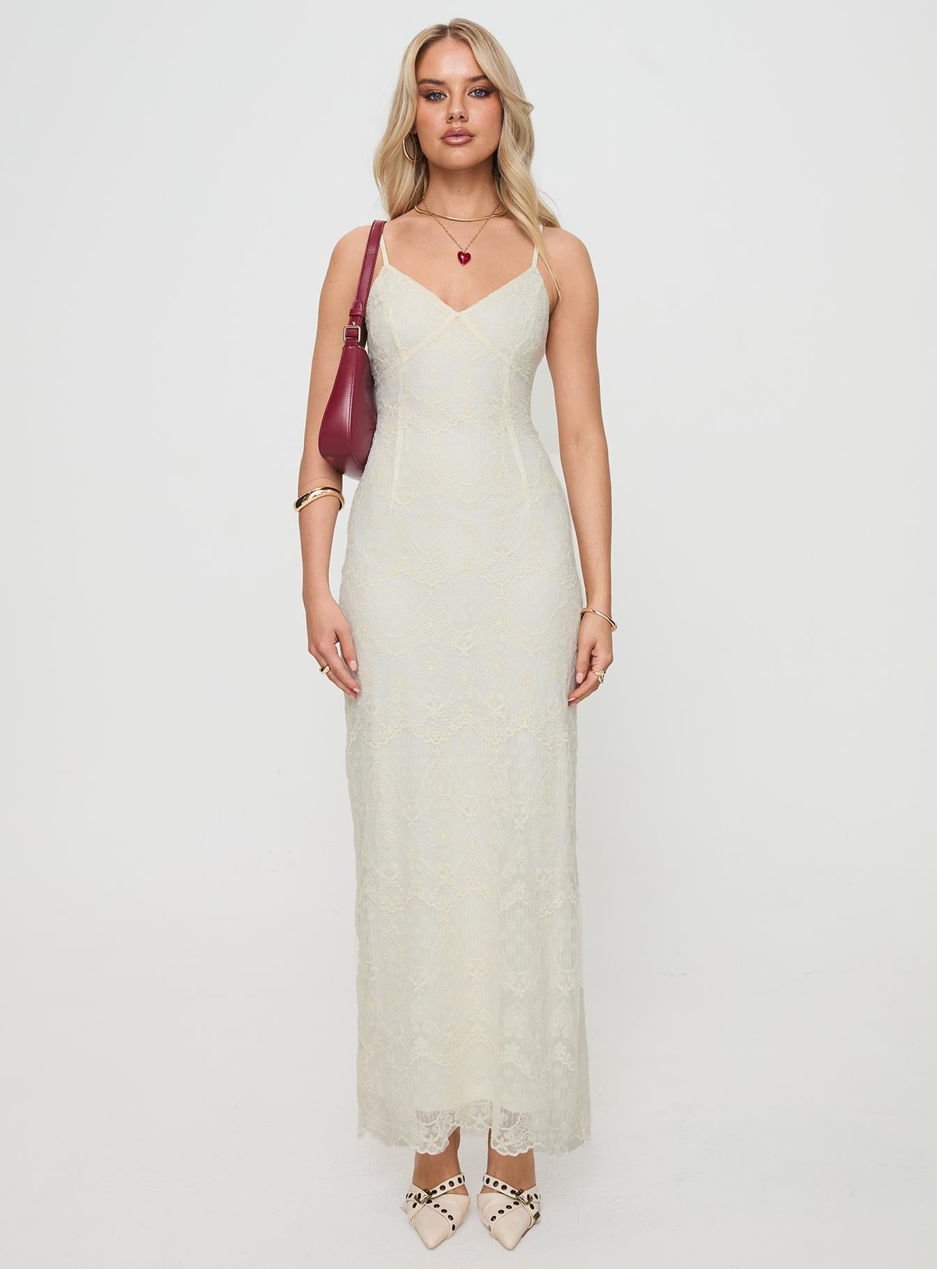 Euphemia Maxi Dress Cream