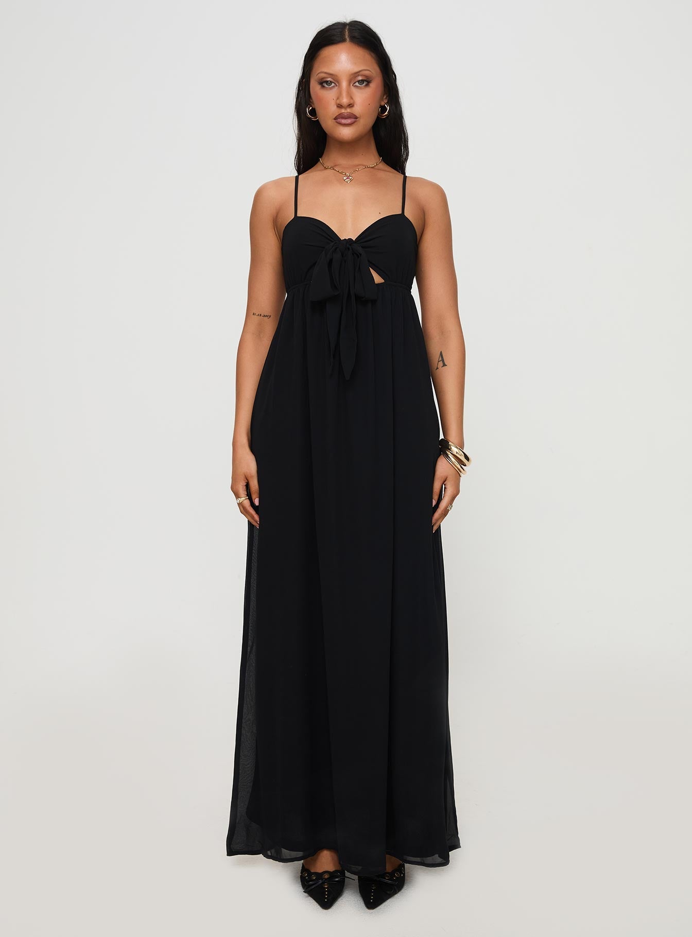 Granno Maxi Dress Black