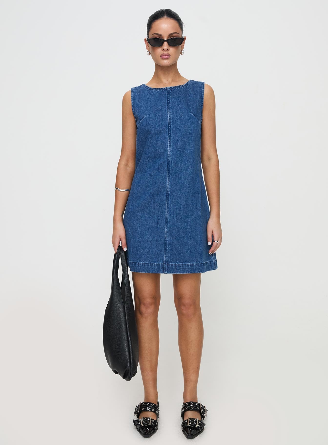 Corteze Denim Mini Dress Blue