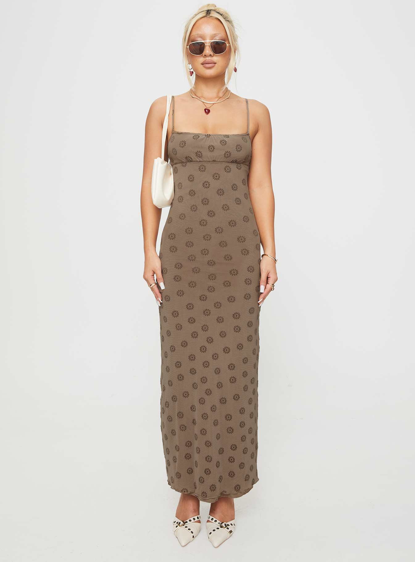 Darsih Maxi Dress Light Brown