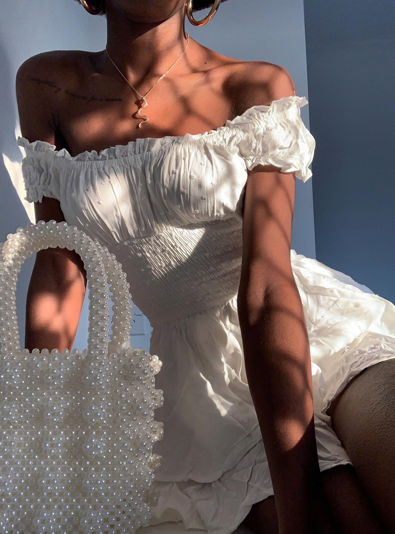 The Love Galore Playsuit White