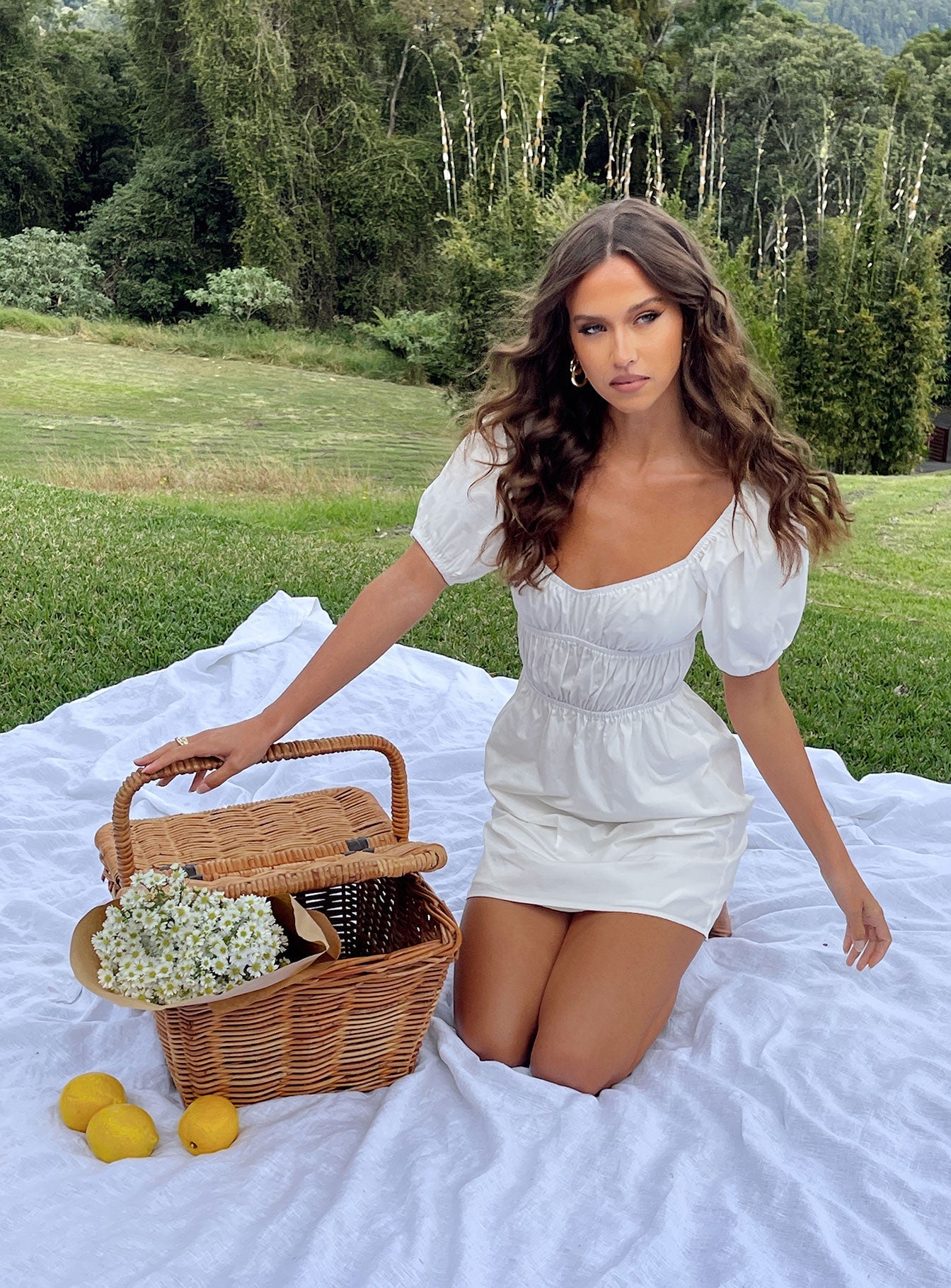 Aviana Mini Dress White