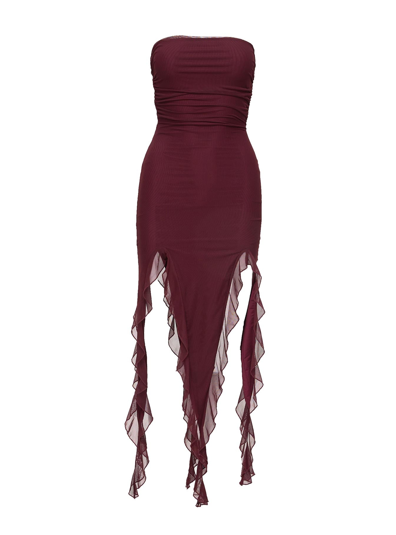 Marisol Midi Dress Brown