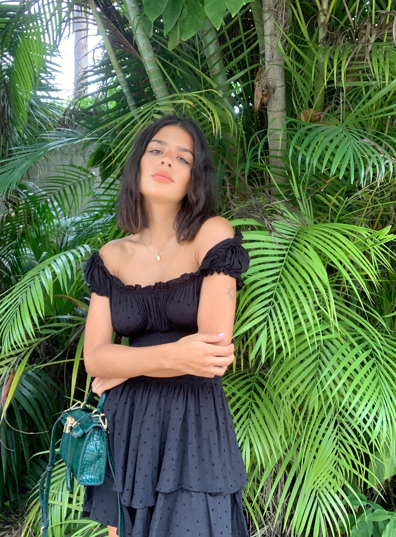 The Love Galore Playsuit Black