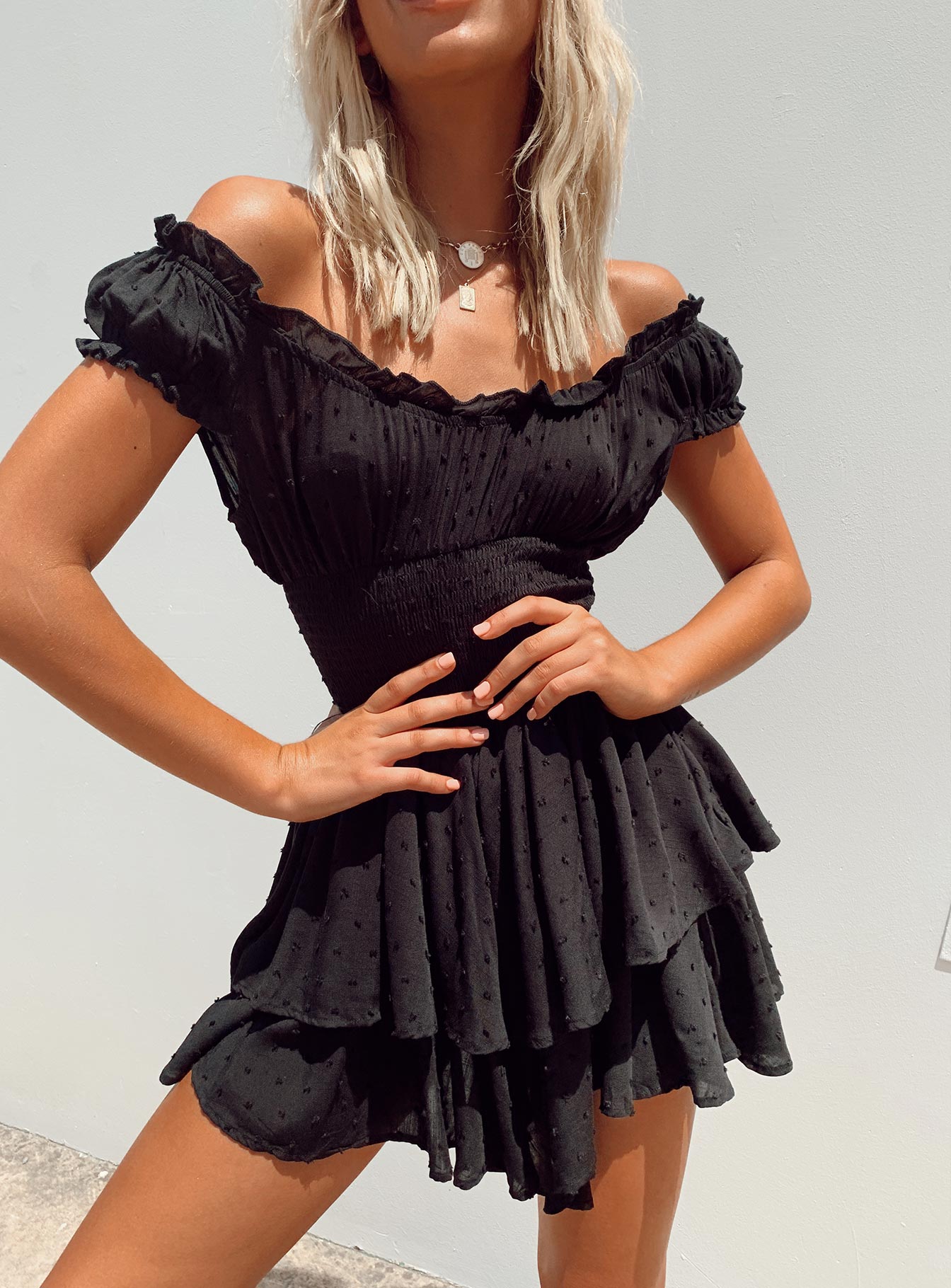 The Love Galore Playsuit Black