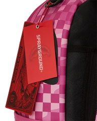 PINK CAMOCHECK BACKPACK